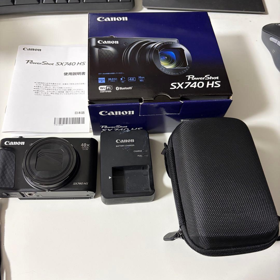 Canon PowerShot SX740 HS 本体 ＆ケース&SDカード