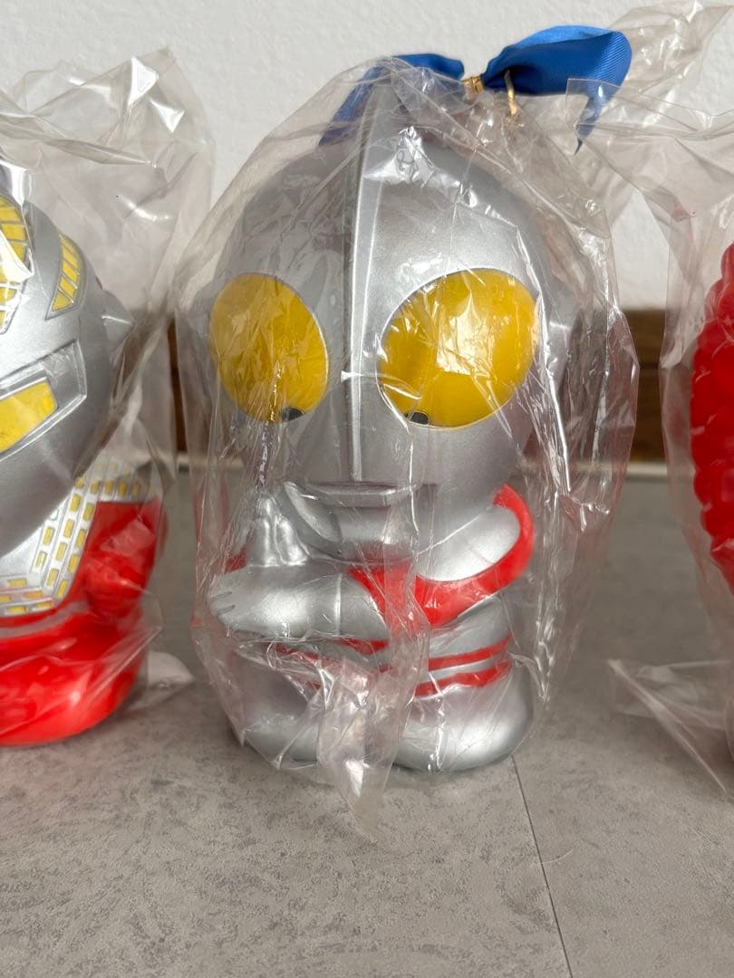 ウルトラマンソフビ貯金箱 6体セット 大和銀行