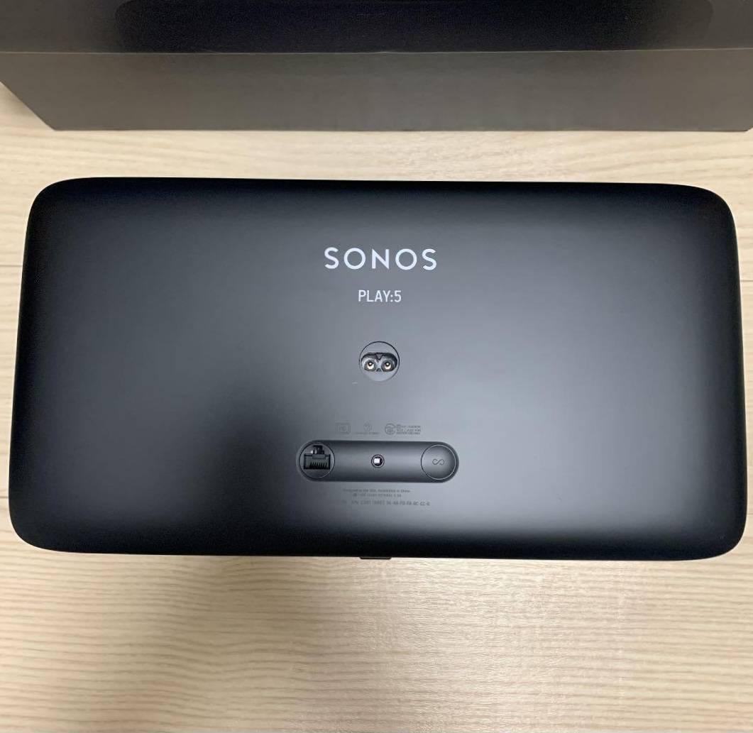 SONOS play 5 ワイヤレススピーカー ブラック