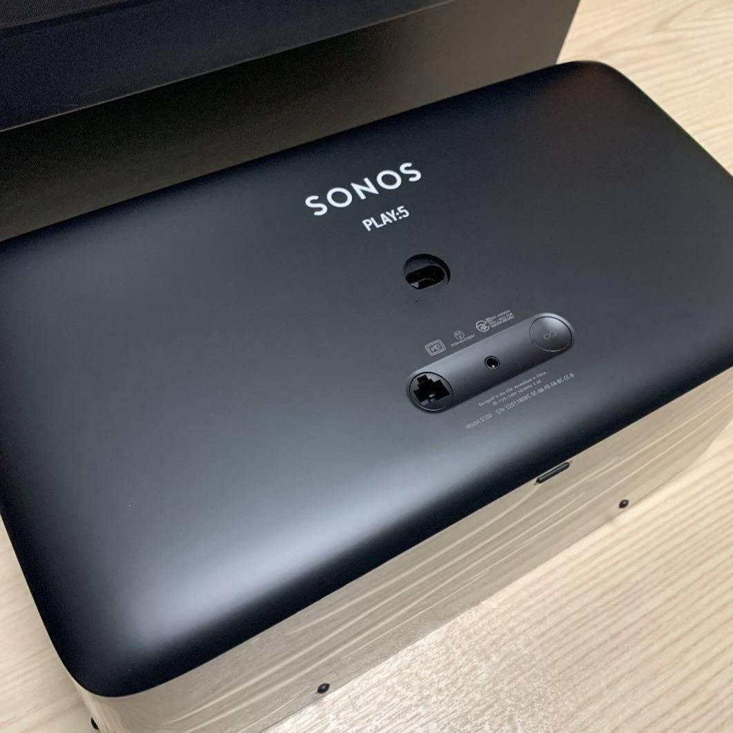SONOS play 5 ワイヤレススピーカー ブラック