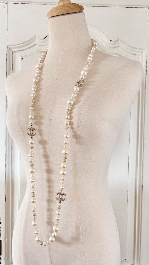 CHANEL◼️ロングネックレス◼️パール