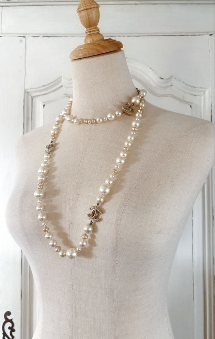 CHANEL◼️ロングネックレス◼️パール