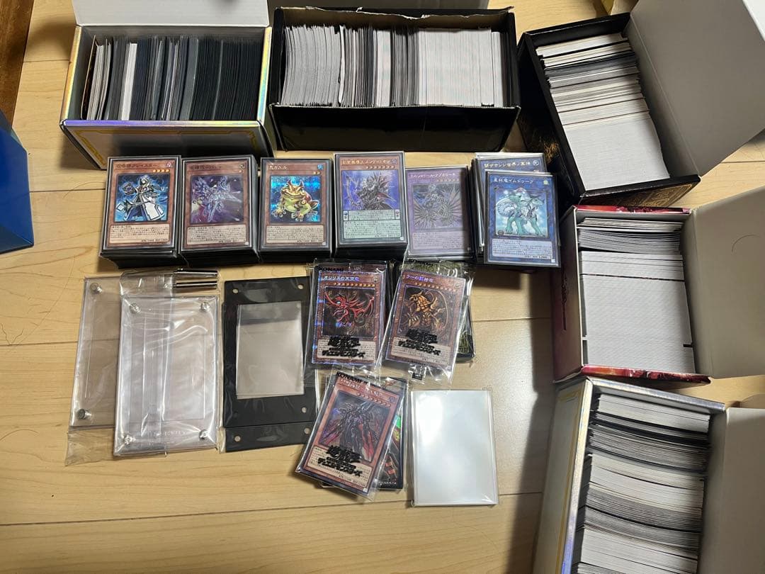 遊戯王　引退品まとめ売り　デッキ　スリーブ等