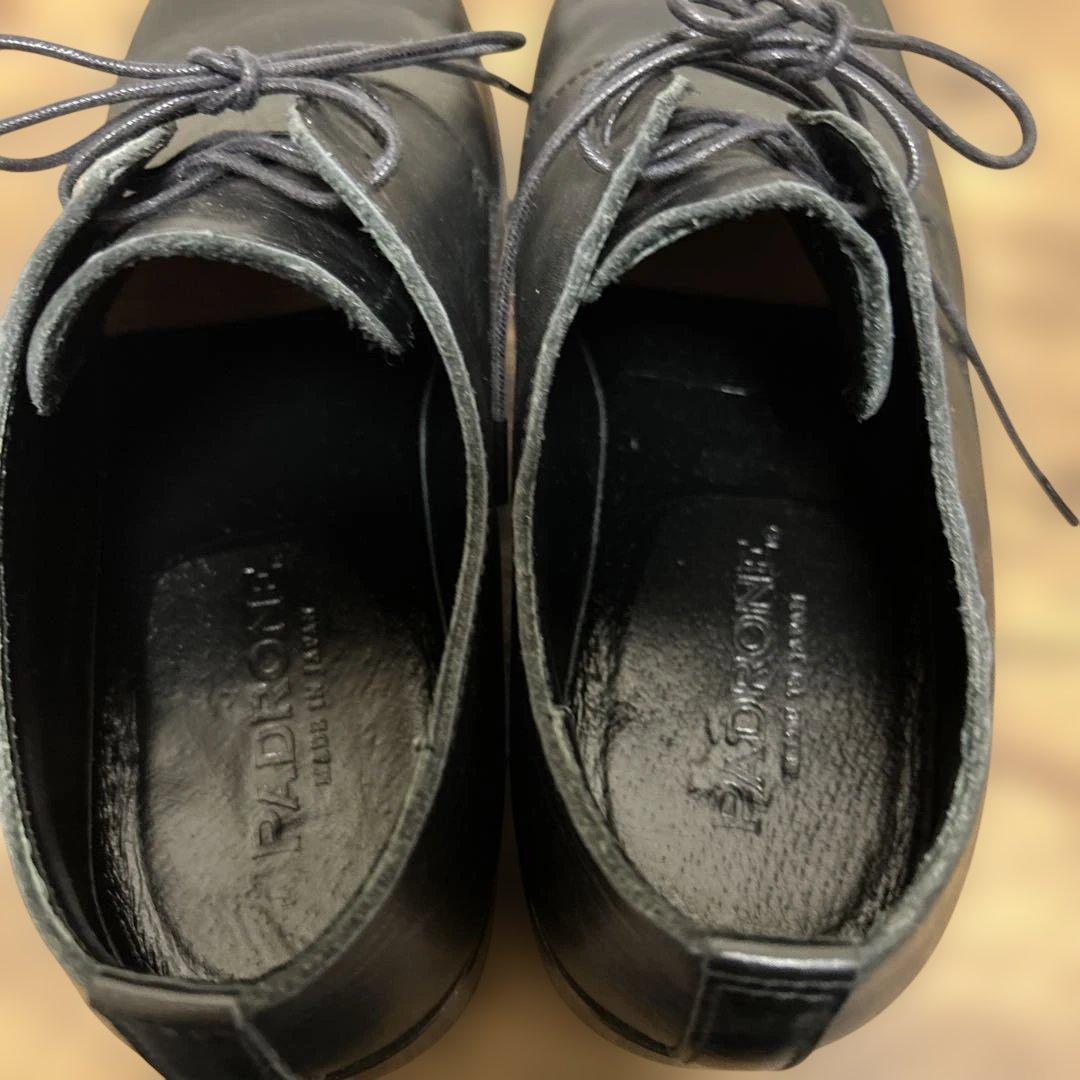 PADRONE ダービープレーントゥシューズ