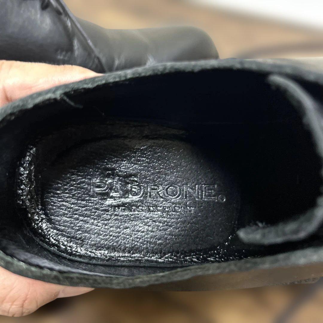 PADRONE ダービープレーントゥシューズ
