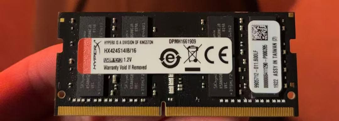 HyperX Impact DDR4 16GB メモリ 未検品