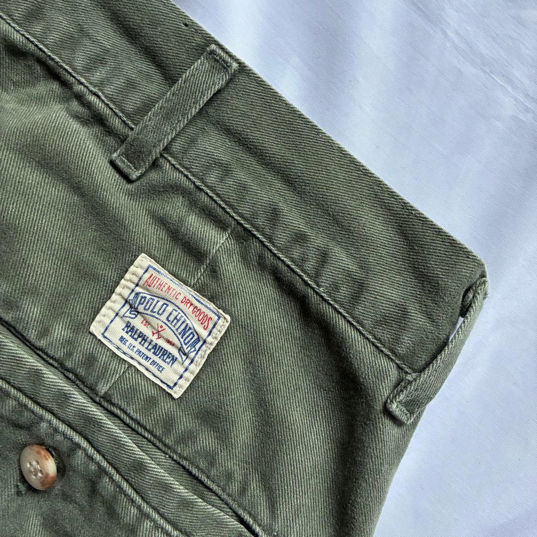 古着　90s　ポロバイラルフローレン　ポロチノ　チノパン　USA製