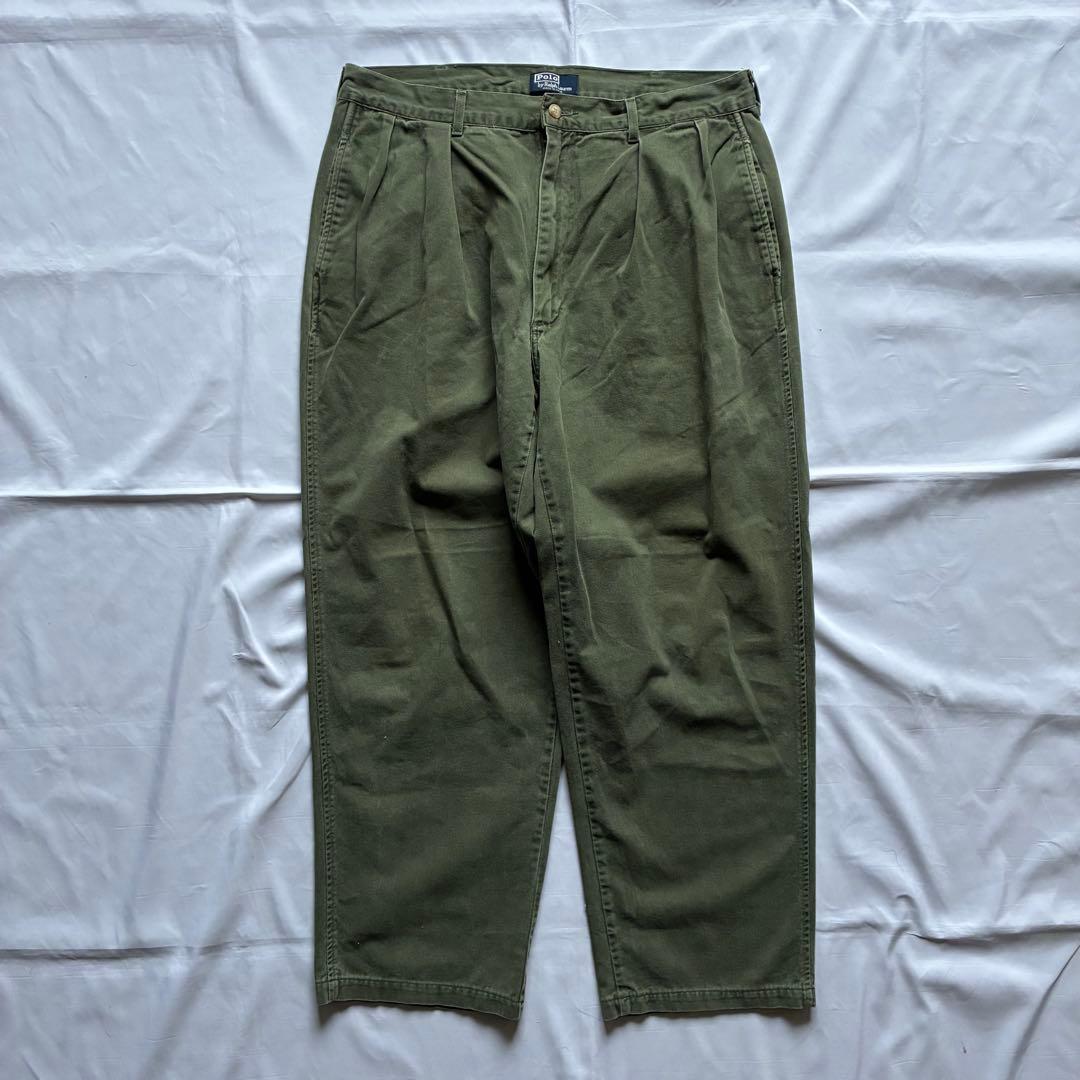 古着　90s　ポロバイラルフローレン　ポロチノ　チノパン　USA製