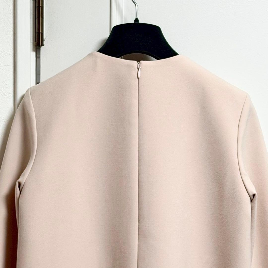 マーフィーヨーコチャン 美品 スリット ライン ラッフル パール ブラウス