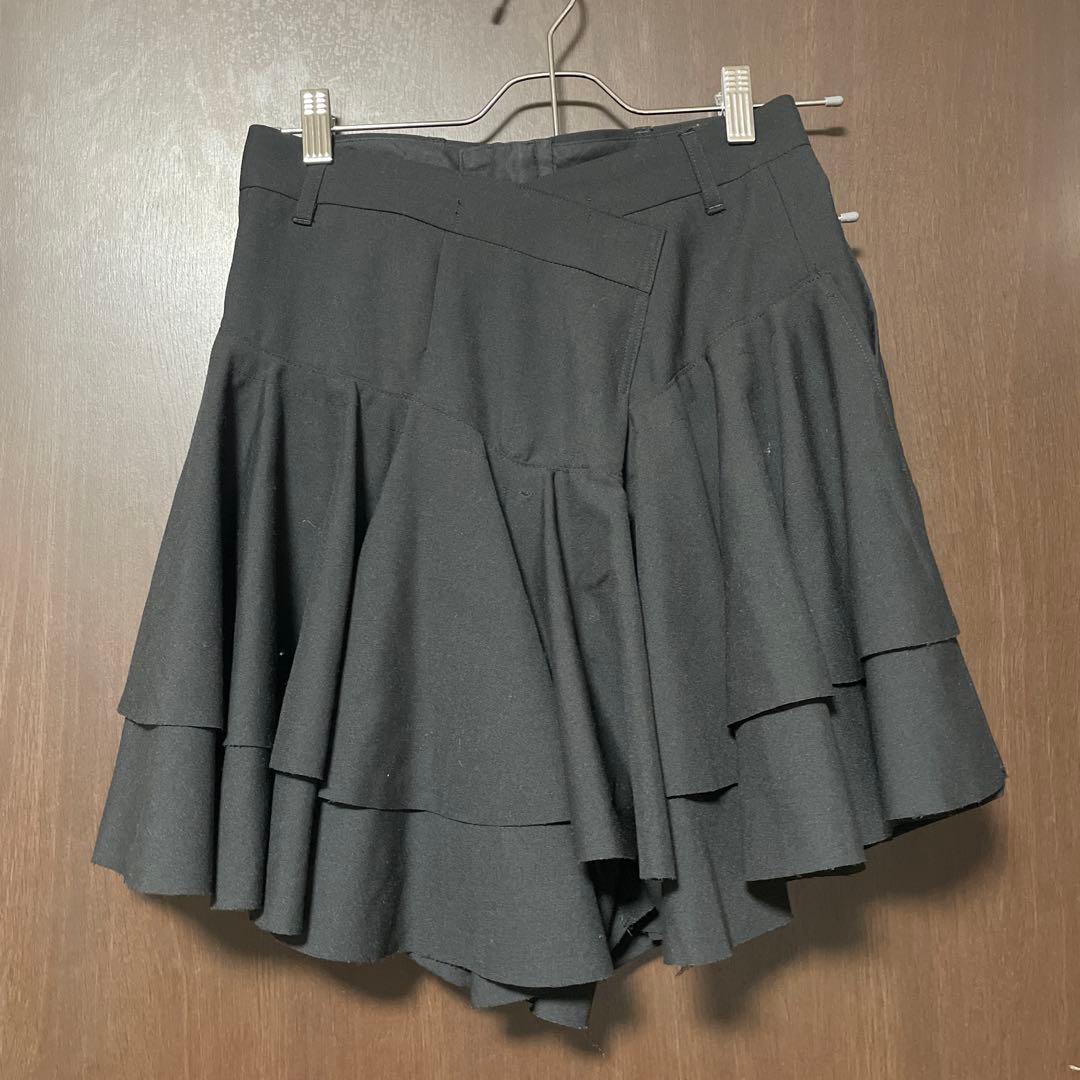 JUNYA WATANABE ブラック プリーツスカート