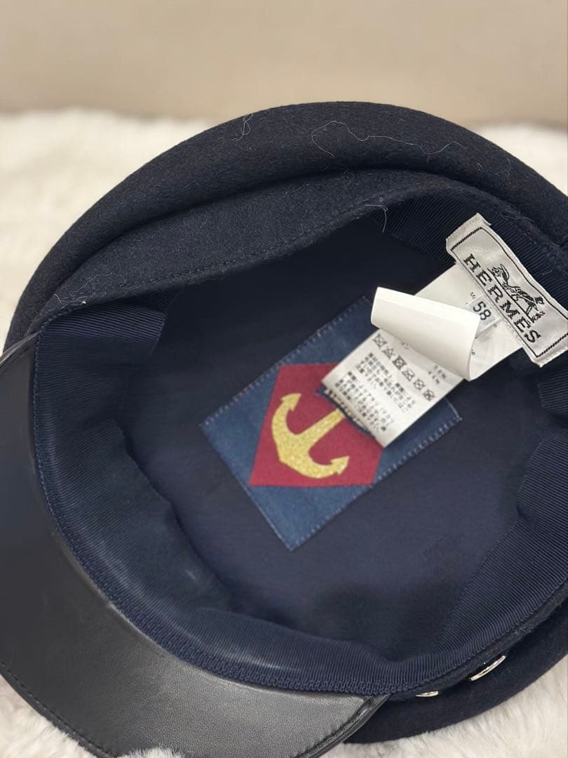 みかんエルメス　キャスケット　ウール