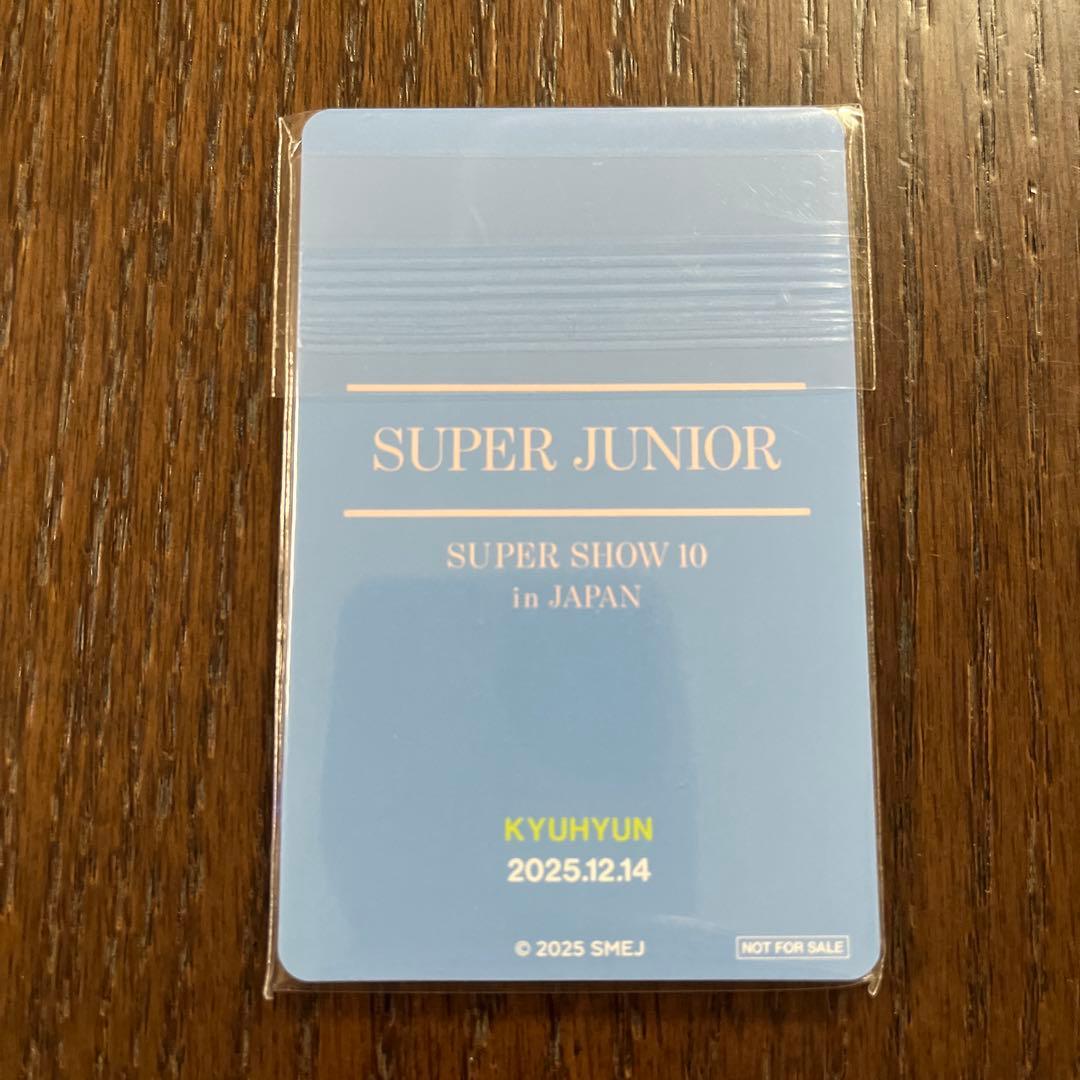 SUPER JUNIOR　スパショ10 プレミアムシート　トレカ　抜き取りなし