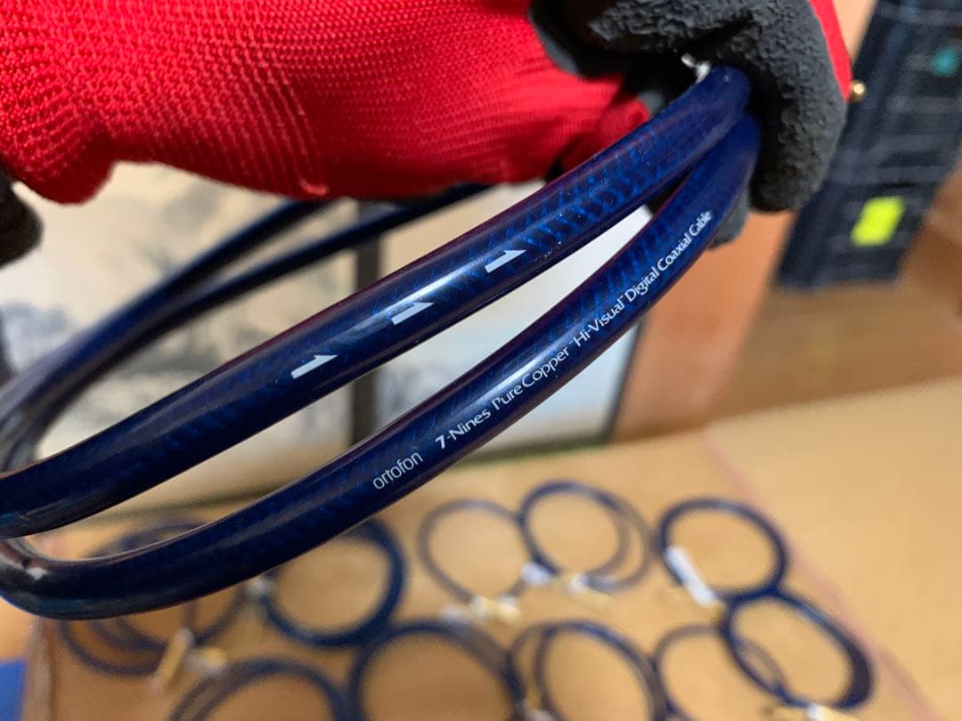 １１本　ortofon　7-NinesDigital Coaxial Cable