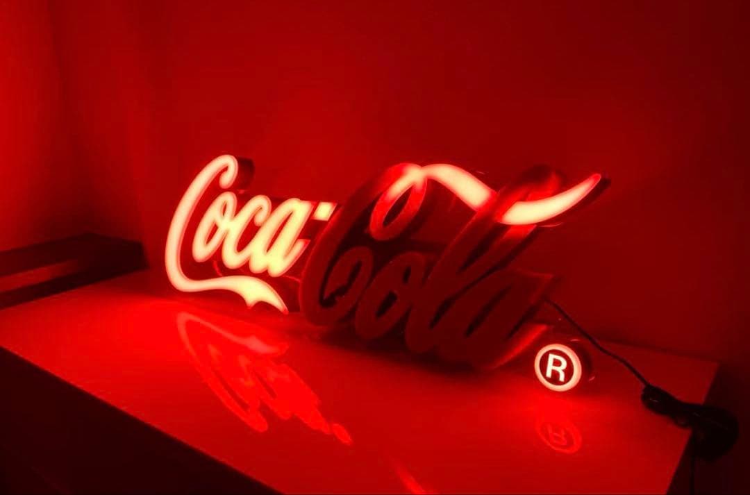 コカ・コーラ　LED ネオンサイネージ【大】