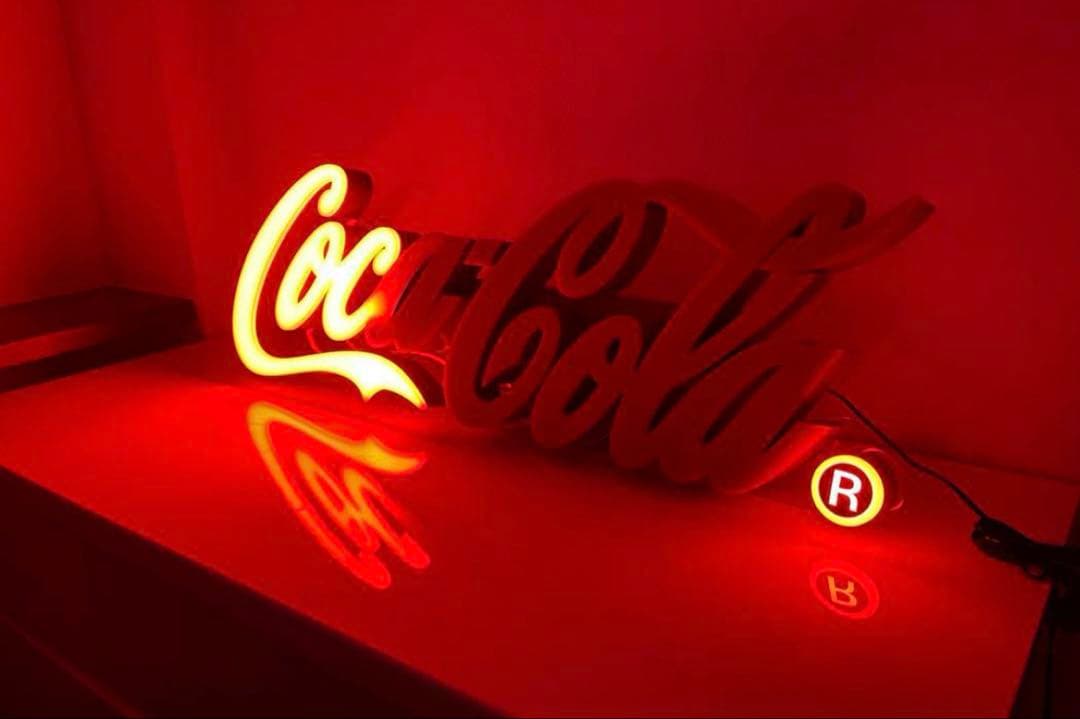 コカ・コーラ　LED ネオンサイネージ【大】