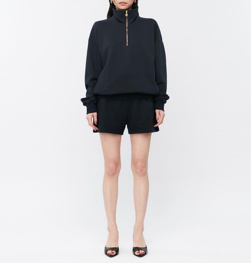 gajess スウェット ショートパンツ ネイビー