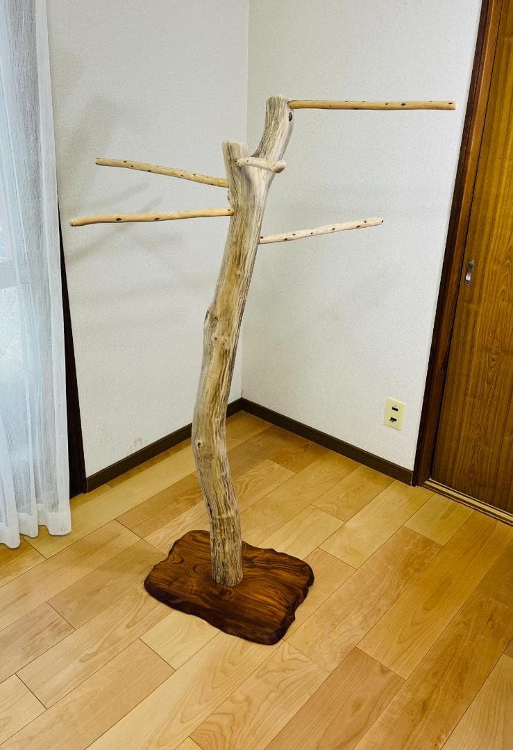 【中型鳥さん用】眺めのいい♬バードスタンド＆桜の木バードアスレチック