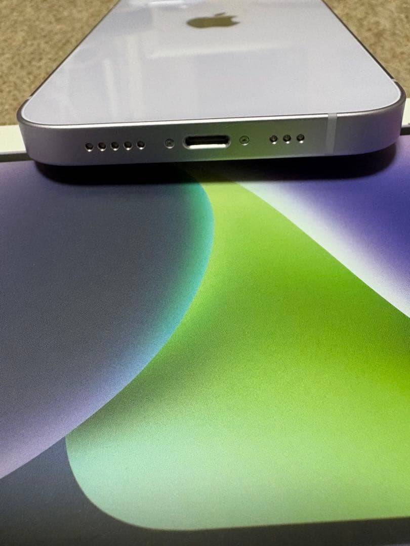 Apple iPhone 14 パープル 本体 充電ケーブル付き