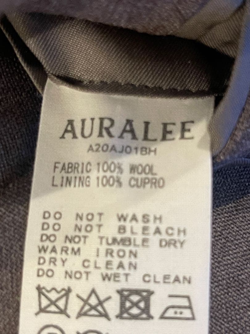 AURALEE ジャケット、スラックス セットアップ