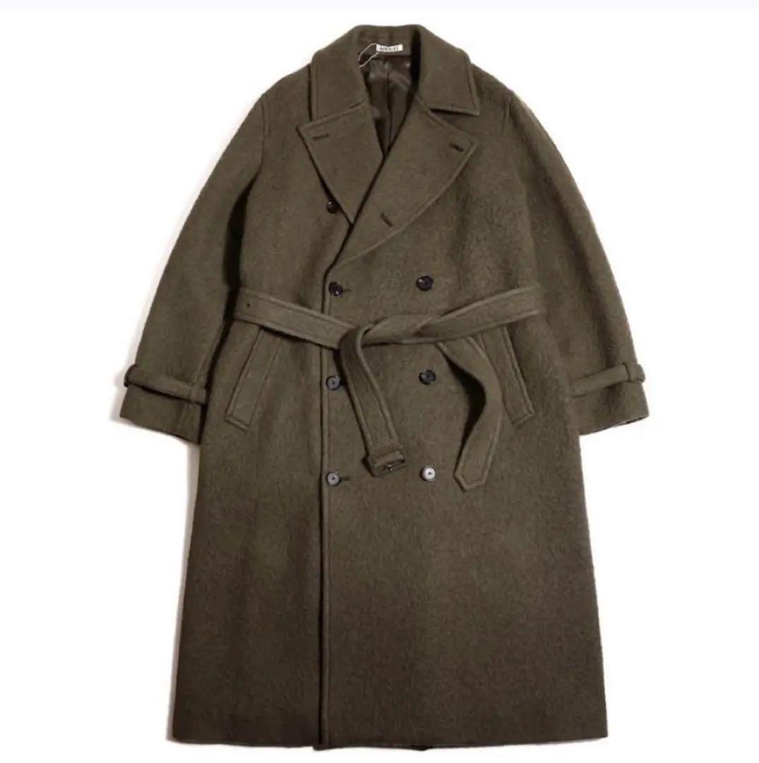 チ*オ様 AURALEE ALPACA WOOL MELTON TRENCH C