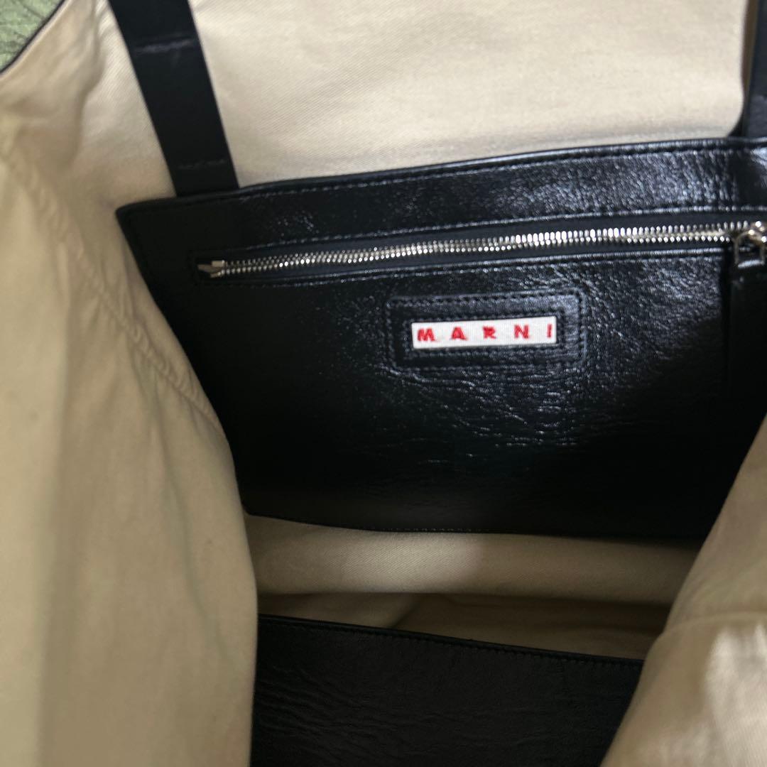 マルニ　トートバッグ　レザー