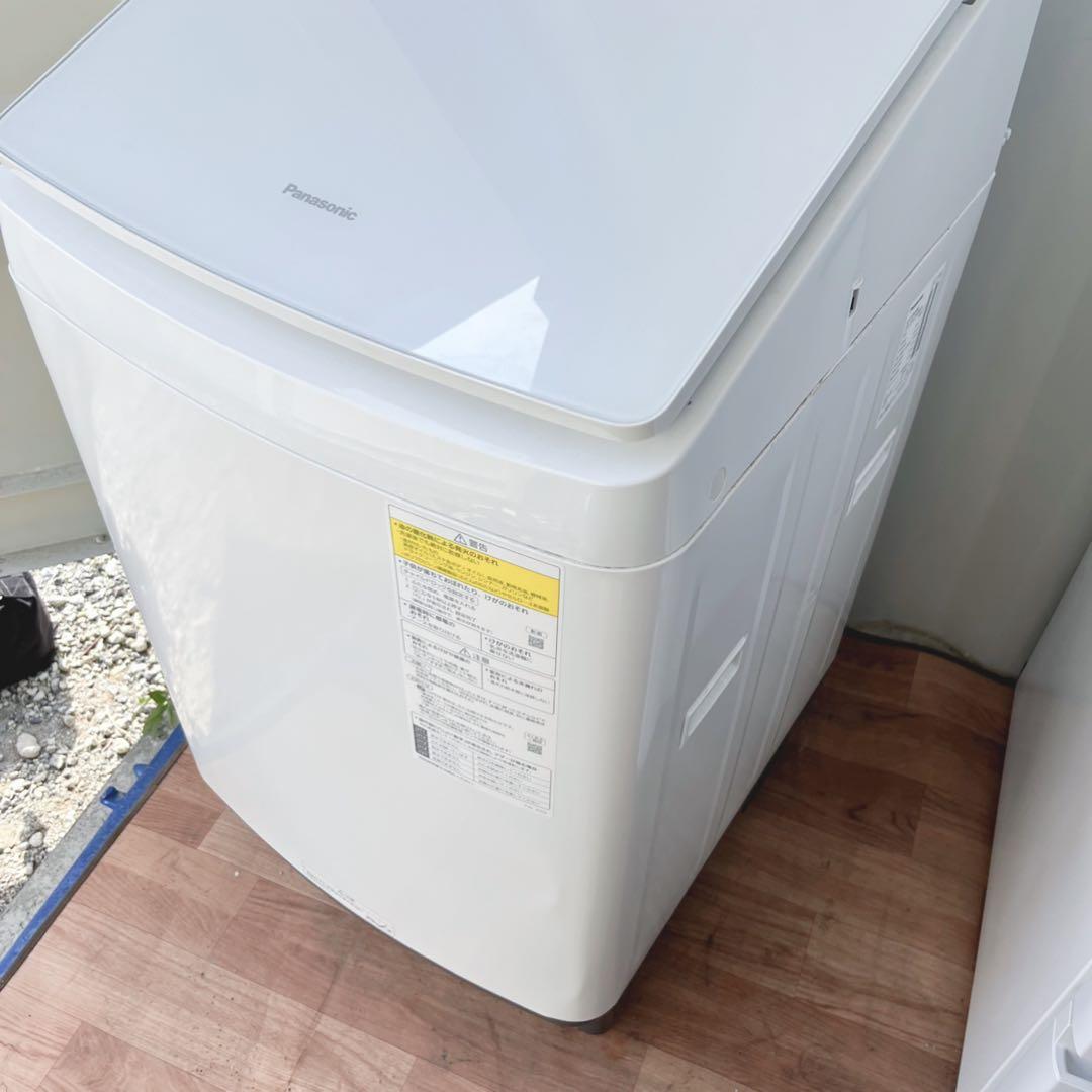 取付無料！パナソニック熱乾燥搭載！おしゃれホワイトインテリア8kg洗濯機！冷蔵庫