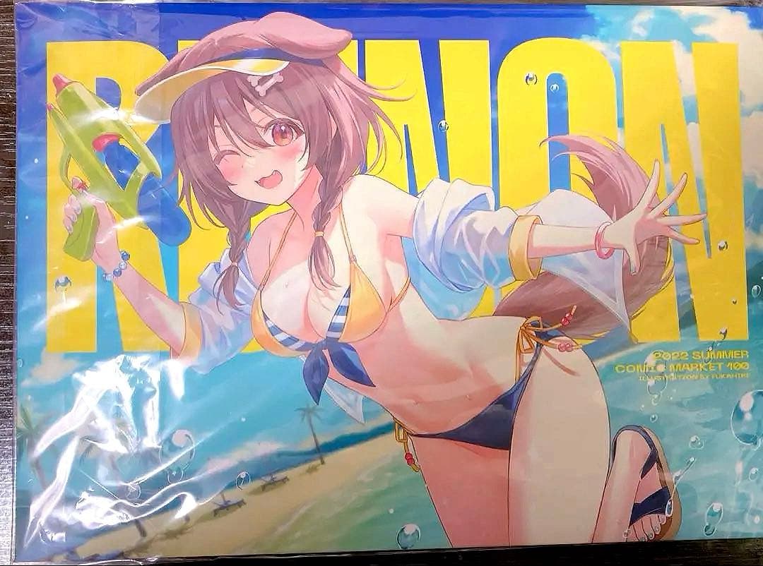 C100フカヒレ先生　戌神ころねセット（タペストリー2種&グッズ）