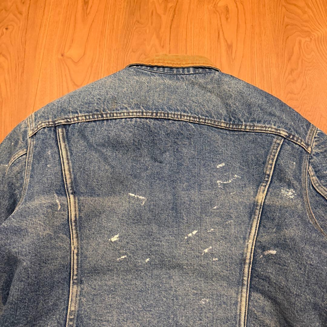 雰囲気◎ 70s Lee ストームライダー デニムジャケット ペンキ ビンテージ