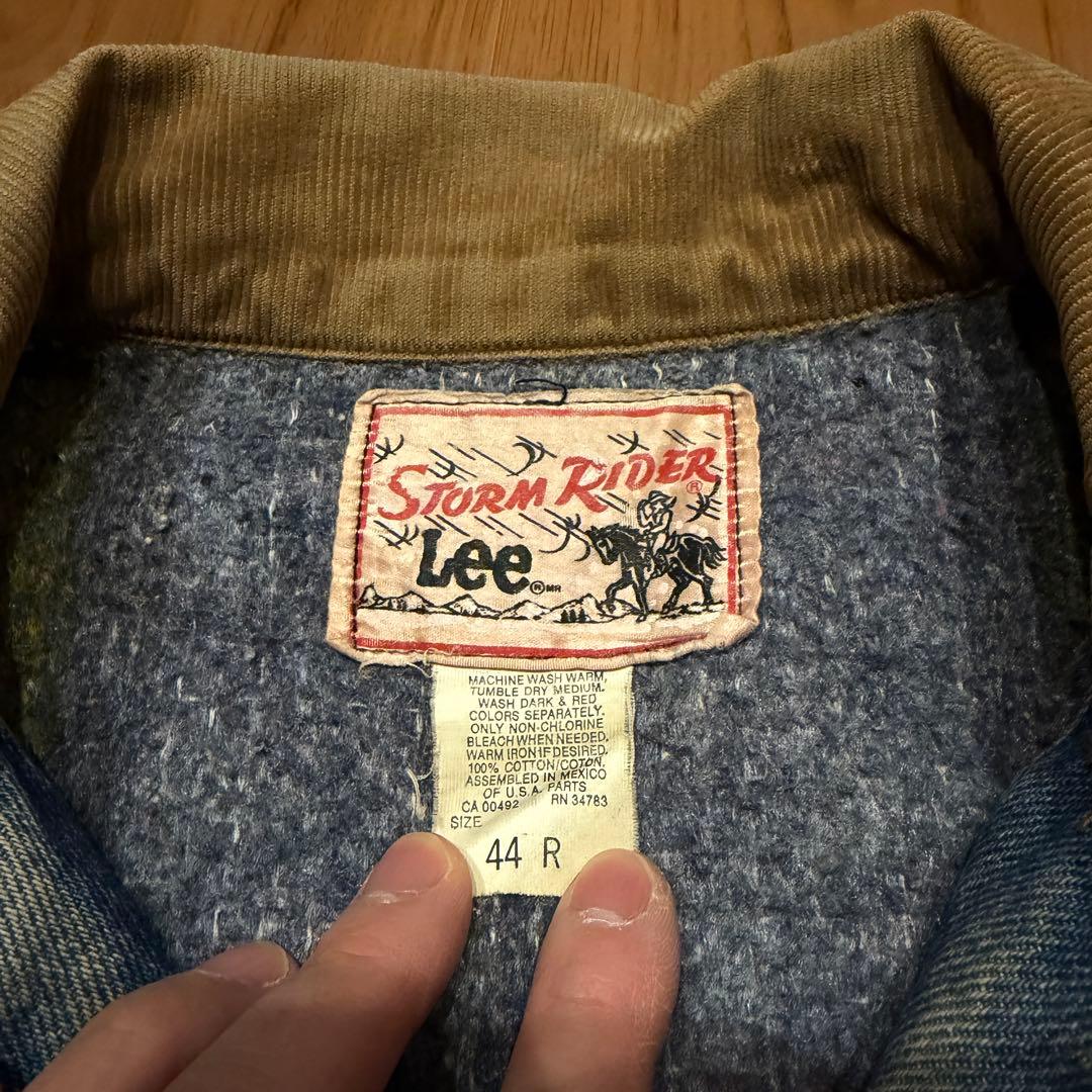 雰囲気◎ 70s Lee ストームライダー デニムジャケット ペンキ ビンテージ