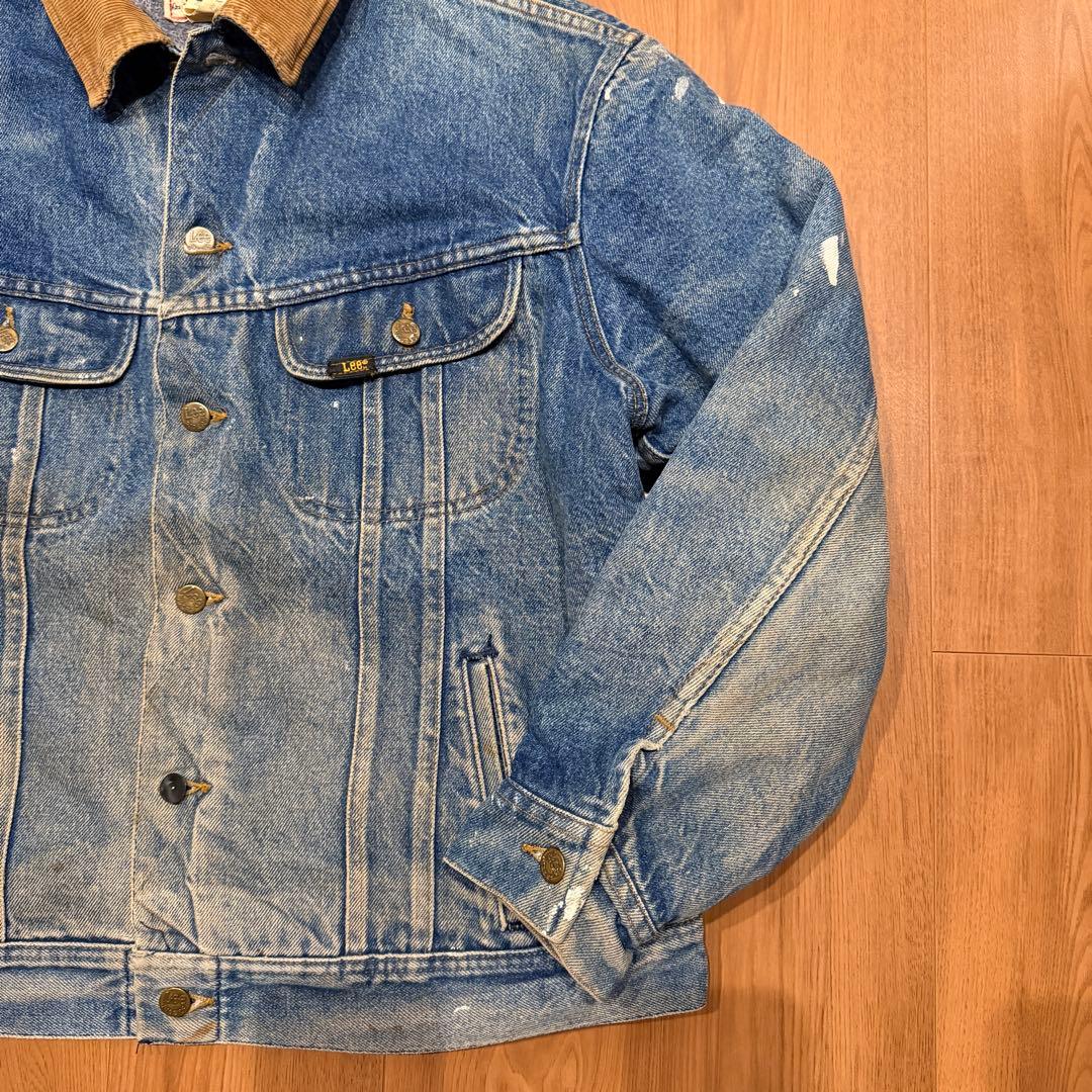 雰囲気◎ 70s Lee ストームライダー デニムジャケット ペンキ ビンテージ