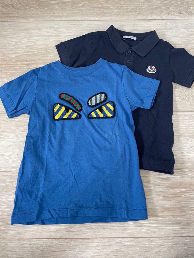 フェンディTシャツ、モンクレールポロシャツ　3A セット