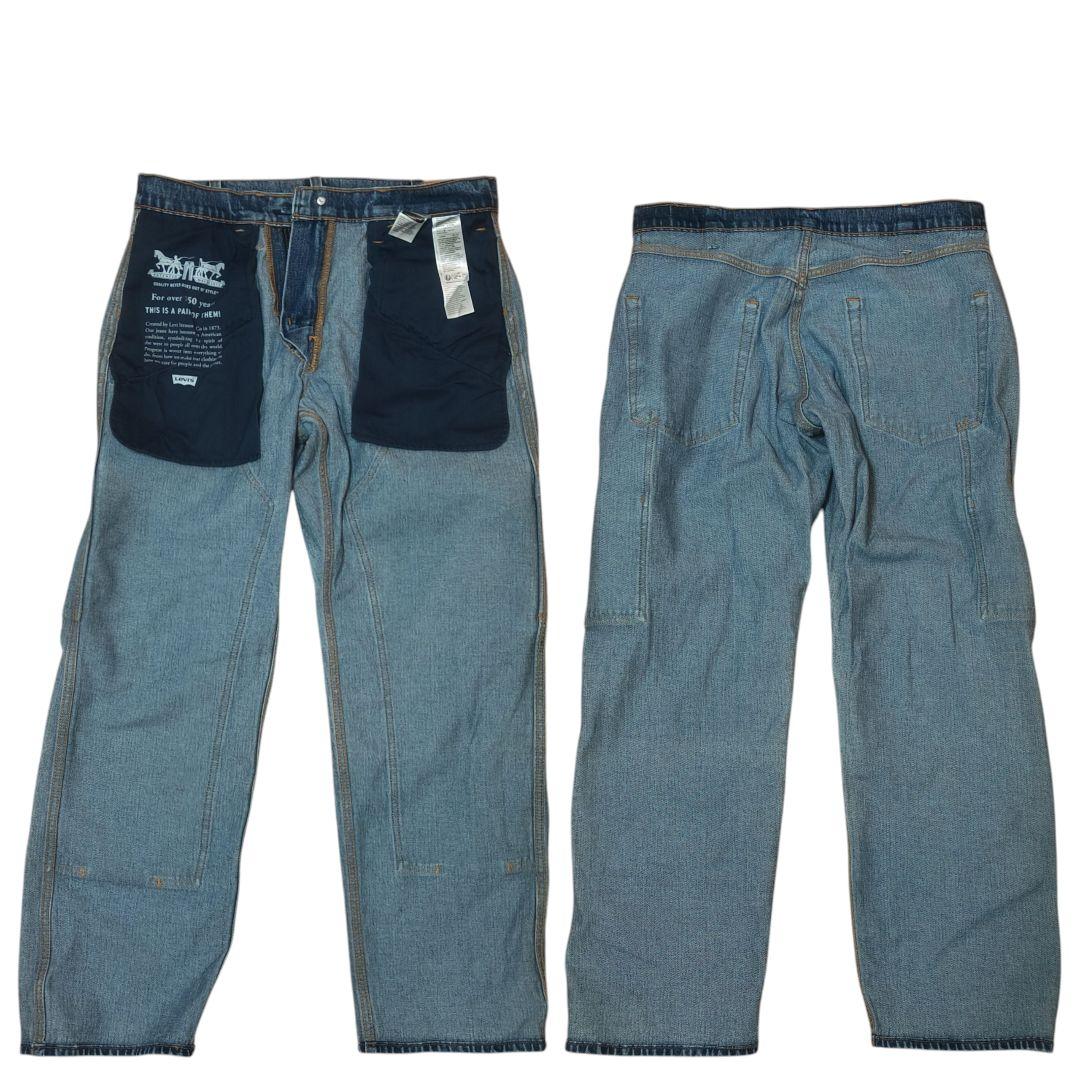 美品 LEVI'S Lot565 ワークパンツ W32L30 ダブルニー