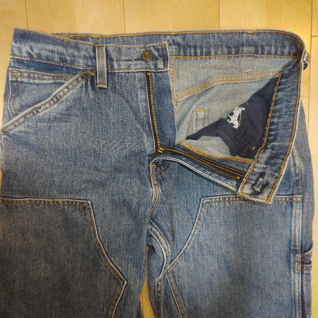 美品 LEVI'S Lot565 ワークパンツ W32L30 ダブルニー