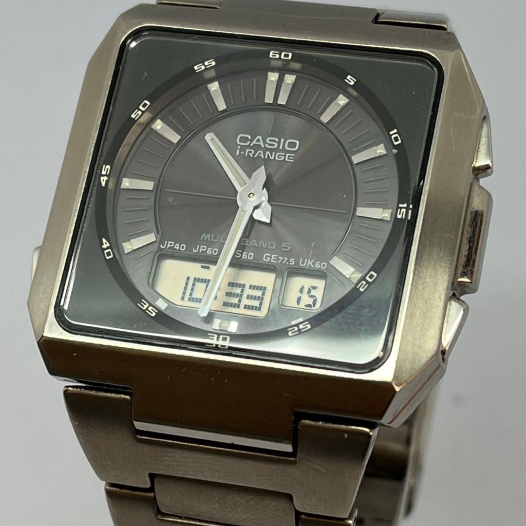 希少 IRW-M20T カシオ アイレンジ ソーラー チタン