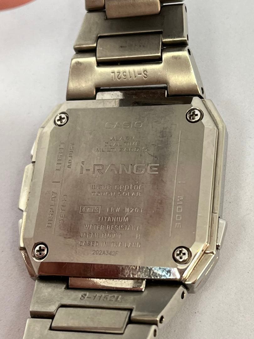 希少 IRW-M20T カシオ アイレンジ ソーラー チタン