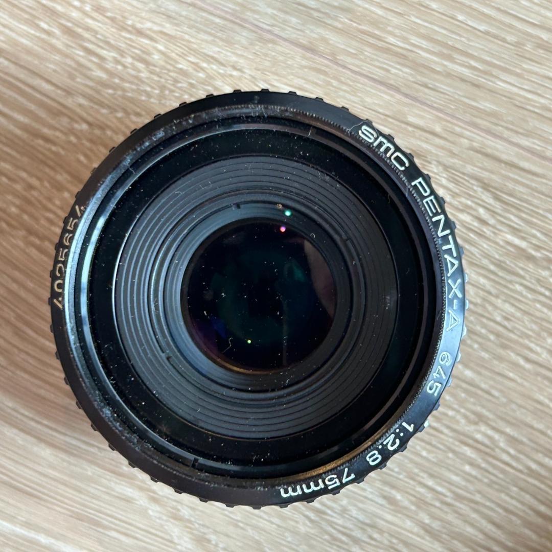 PENTAX645 中判カメラ SMC 75mm フィルム等おまけ付き