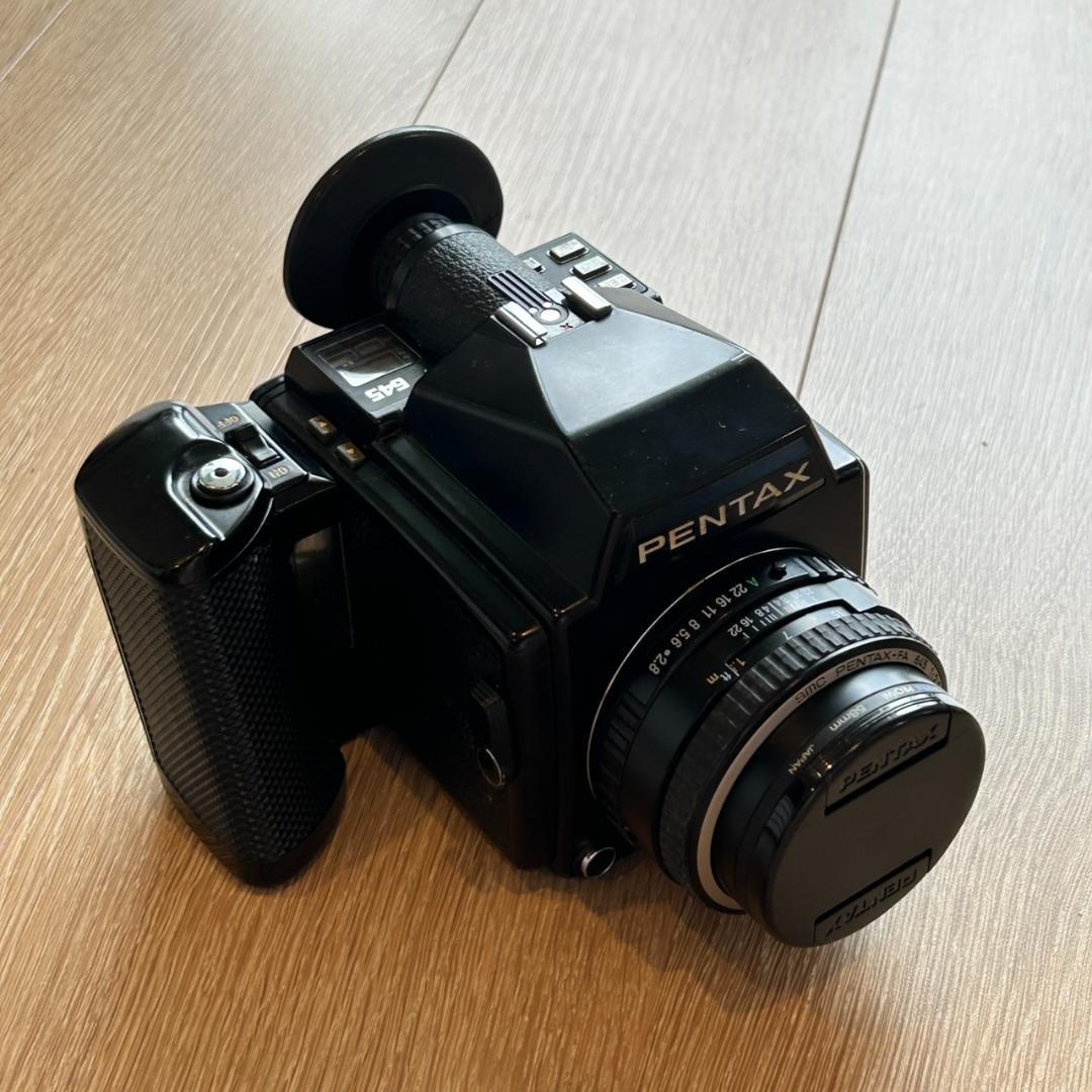 PENTAX645 中判カメラ SMC 75mm フィルム等おまけ付き
