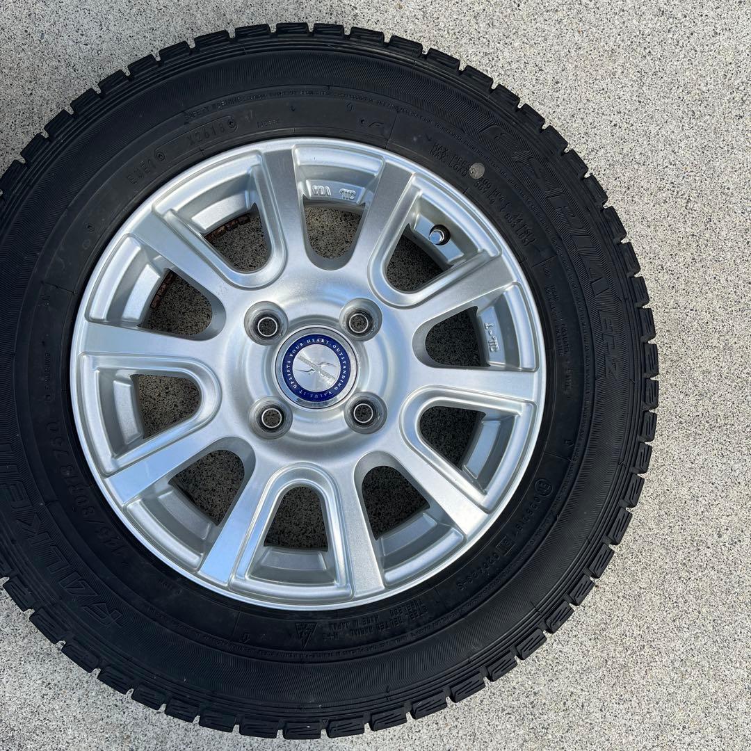 交渉可MR41S ハスラー 145/80R13 スタッドレスセット　2本で