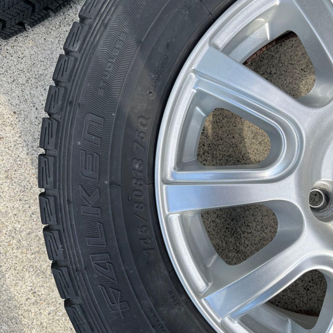 交渉可MR41S ハスラー 145/80R13 スタッドレスセット　2本で