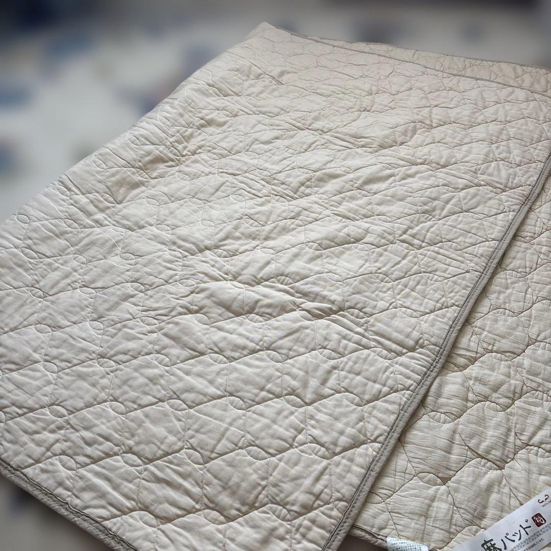 イワタ　しとね　麻パッド 140x200cm