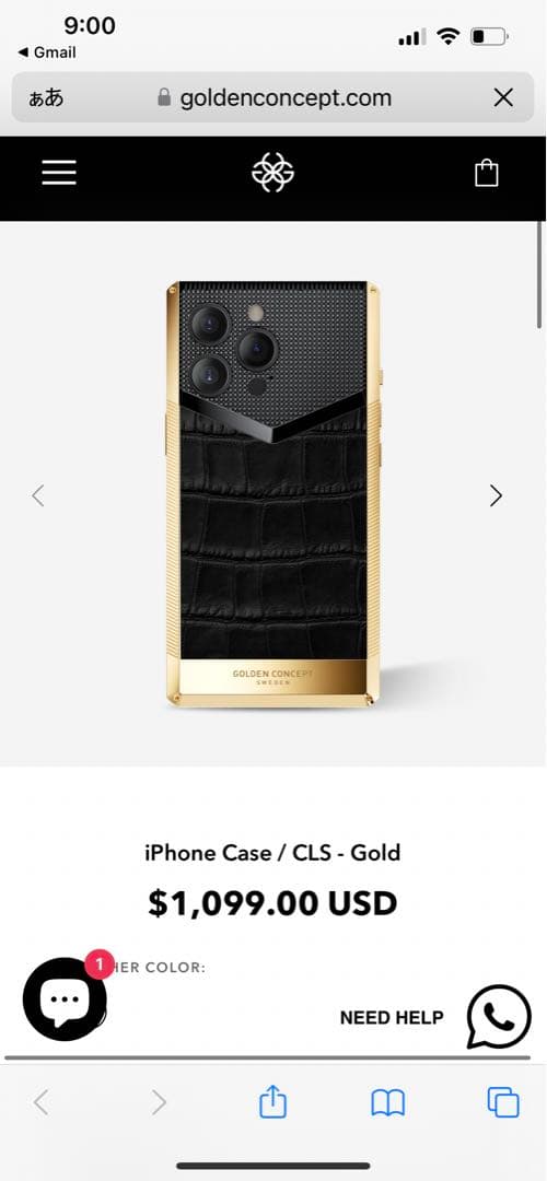 ゴールデンコンセプト　CLS - Gold スマホケース iPhone13pro