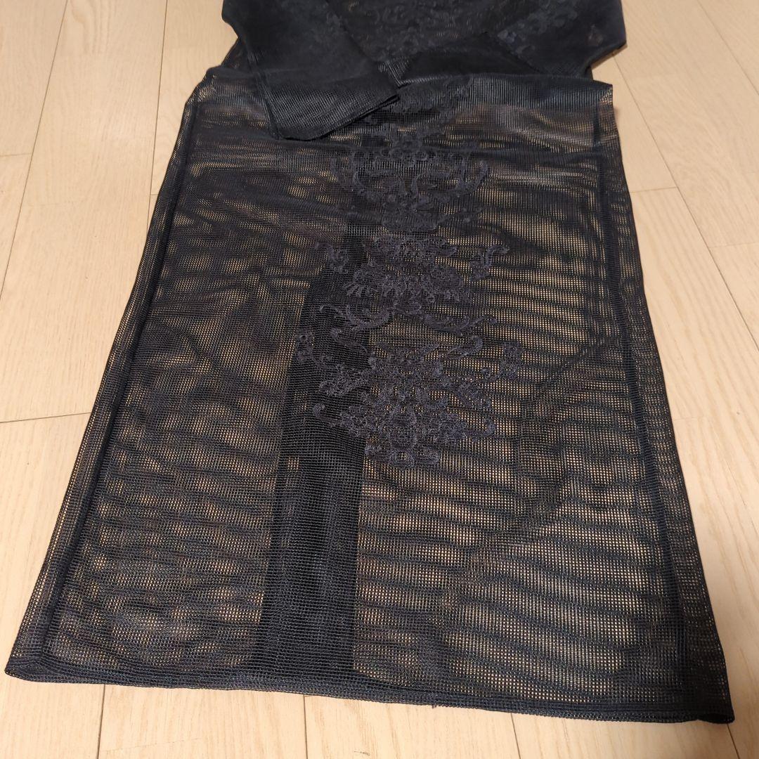 Ameri　FLORA EMBROIDERY MESH DRESS