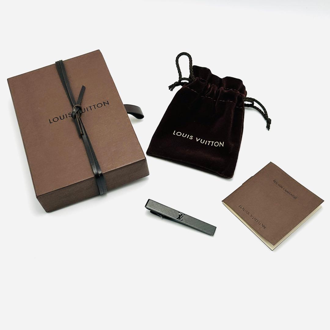 LOUIS VUITTON ネクタイピン　ブラック　M65045 シャンゼリゼ