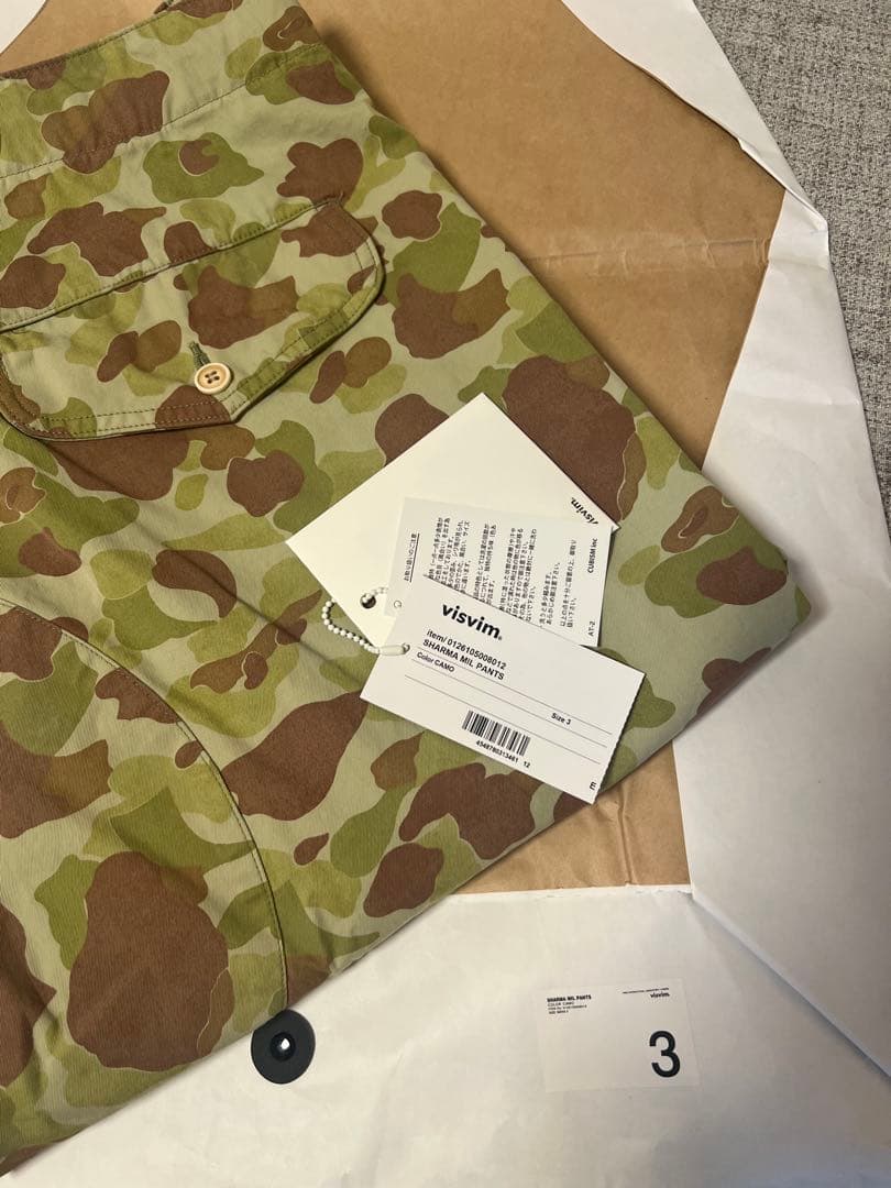 パンツ visvim 26SS SHARMA MIL PANTS camo size 3
