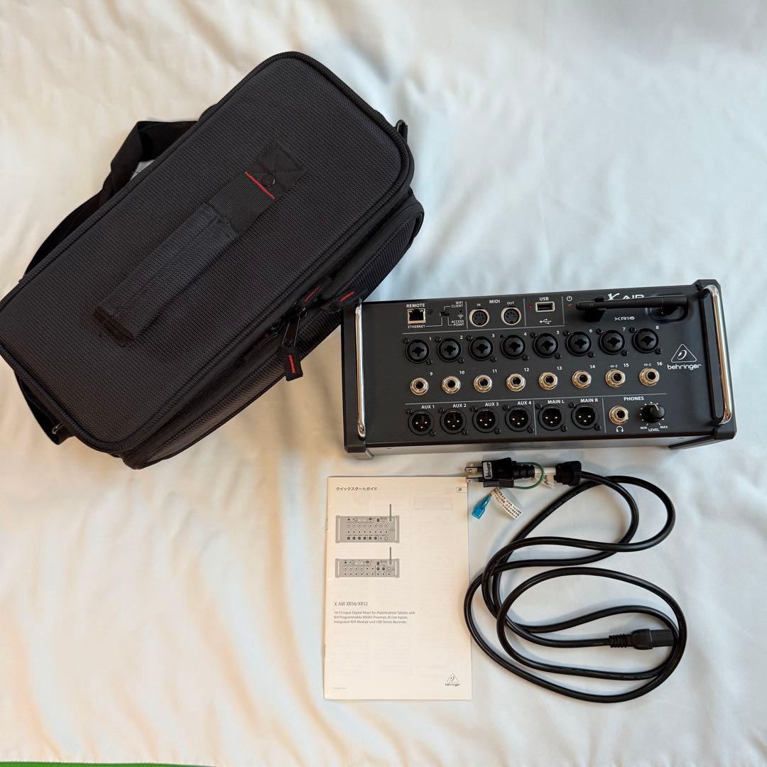 【Behringer X AIR XR16 デジタルミキサー+GATORケース】