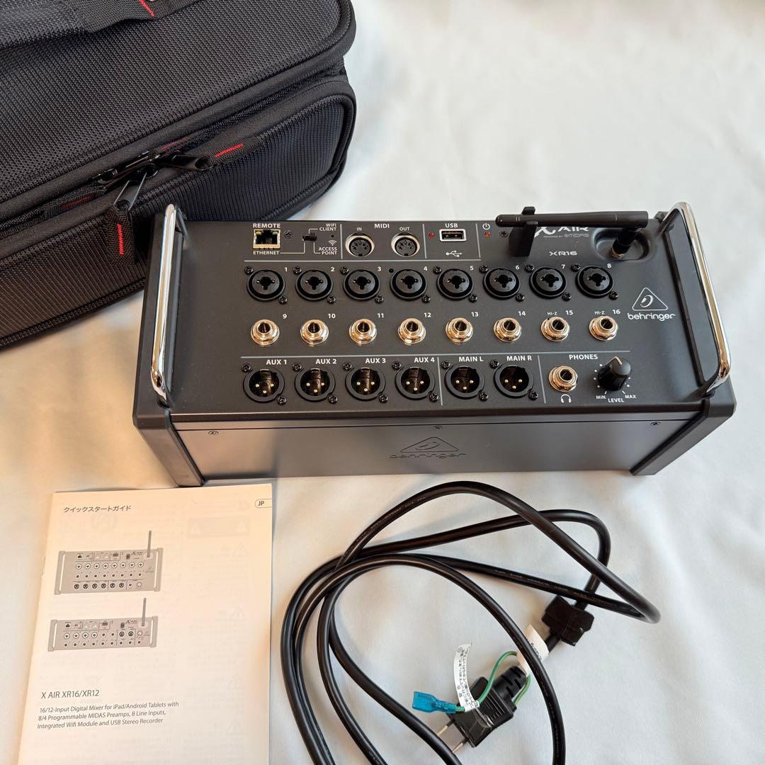 【Behringer X AIR XR16 デジタルミキサー+GATORケース】
