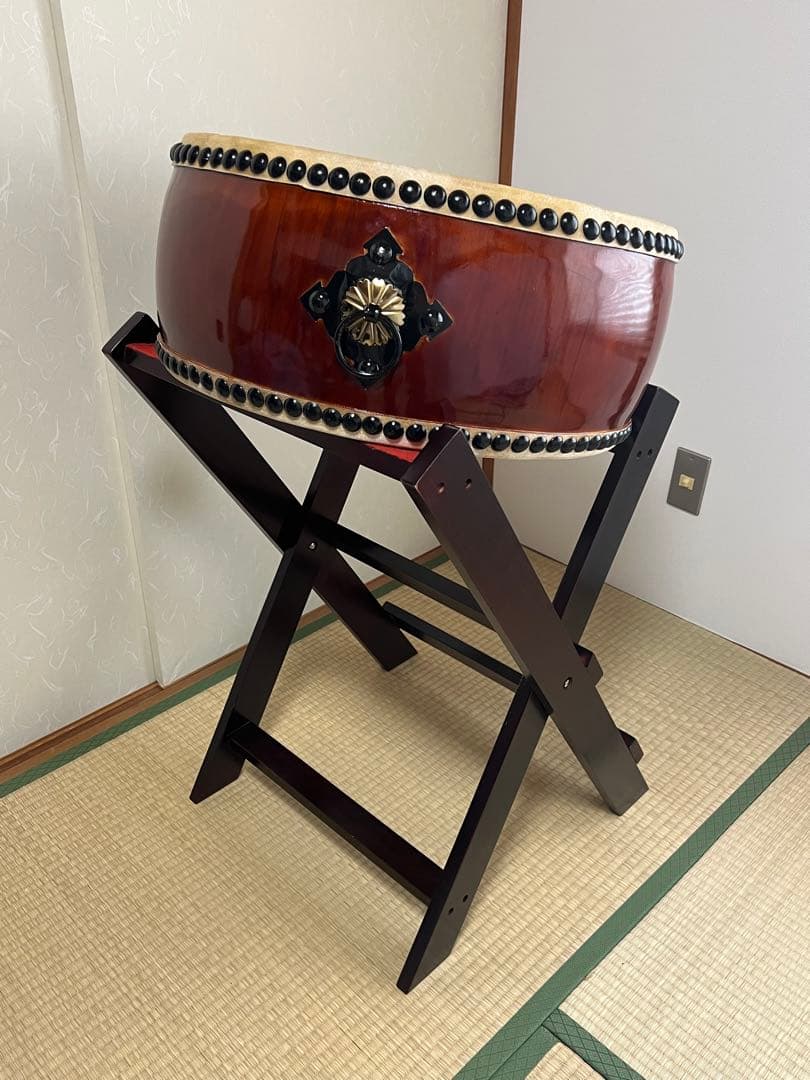 平太鼓　台座・ケース付き