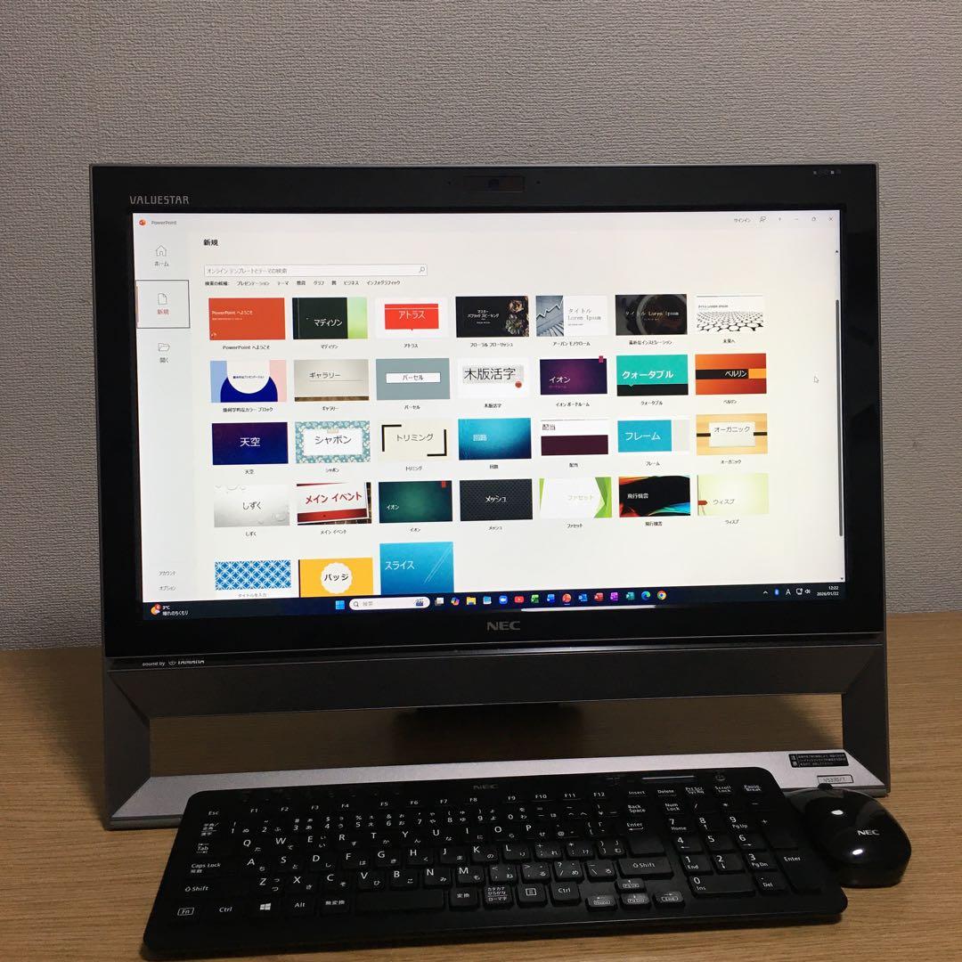 NEC VALUESTAR 地デジ Win11 一体型 デスクトップPC