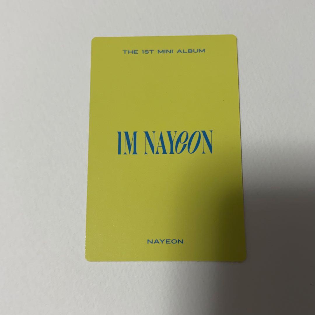 TWICE ナヨン　サノク　トレカ　IM NAYEON POP