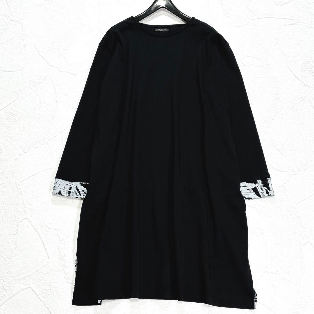 2024年　m_mefu　センソユニコ　ワンピース　アートデザイン　バイカラー